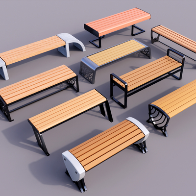 Landscape Bench Park Bench Public Seat