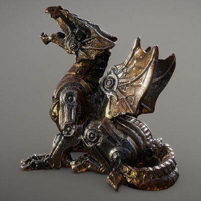 Western Dragon Sculpture