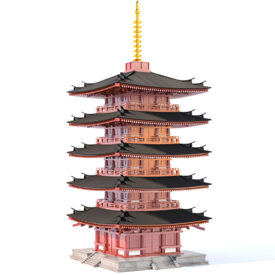 Chinese-style ancient tower watch tower