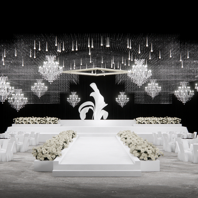 Crystal Ceiling Wedding