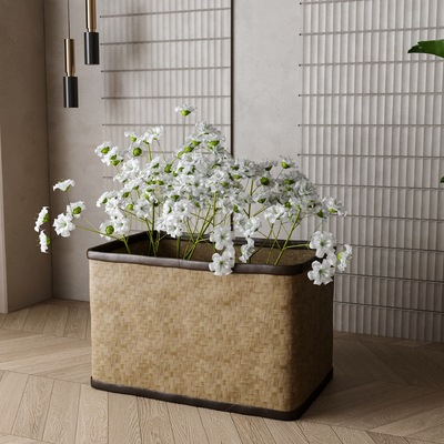 Nordic bamboo basket