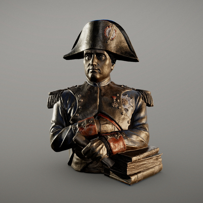 Napoleon statue bust