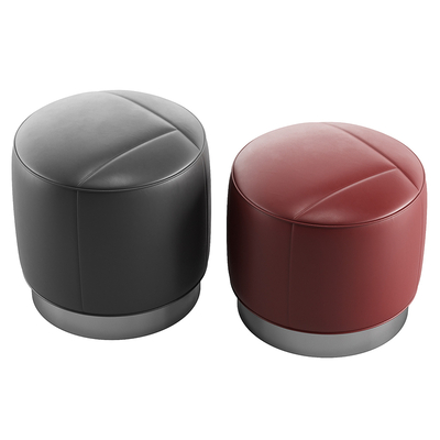 Minotti sofa stool round stool low stool dressing stool