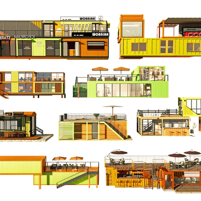 Container Building Assembly House Activity Board House