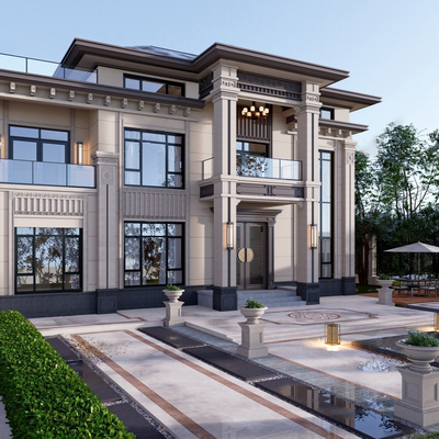 New Chinese-style Villa Single-family Villa