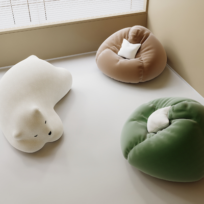 Modern Beanbag Cartoon Sofa Single Sofa