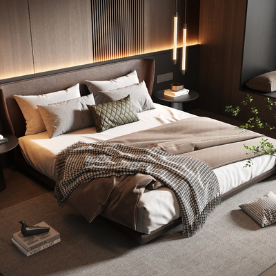 Minotti double bed