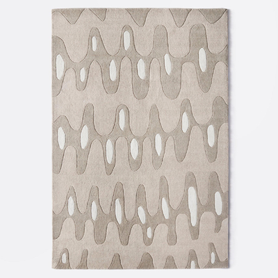 Beige wave carpet