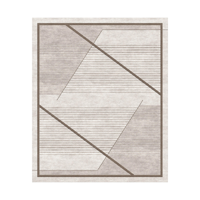 geometric line carpet