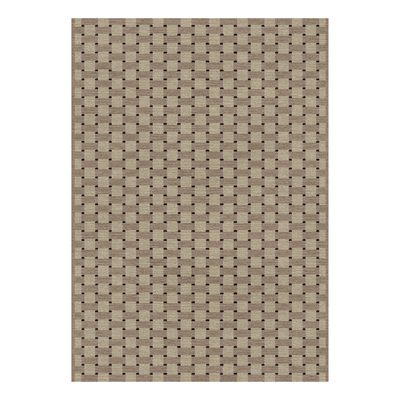 brown geometric carpet