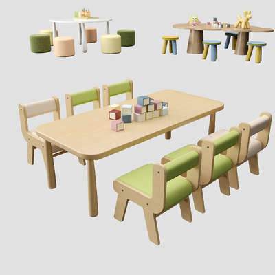 Log Style kids Table&Chair kids Table&Chair