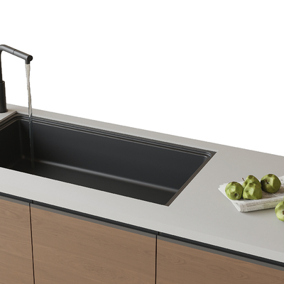 Vegetable washing basin single basin