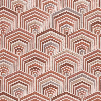 Earth Orange Geometric Wallpaper