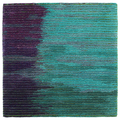 Purple green gradient carpet