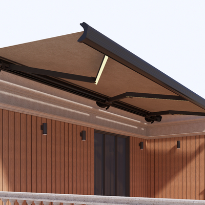 Modern awning crank telescopic awning