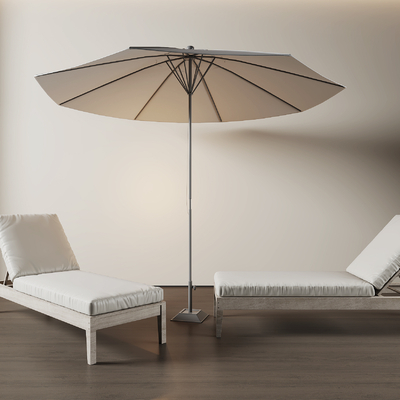 Modern Outdoor Recliner Parasol