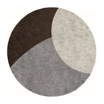 Coffee gray rice mosaic carpet