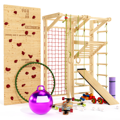 Toy children's climbing frame