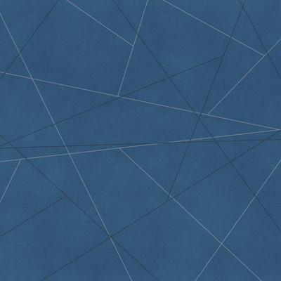 Blue geometric lines wallpaper