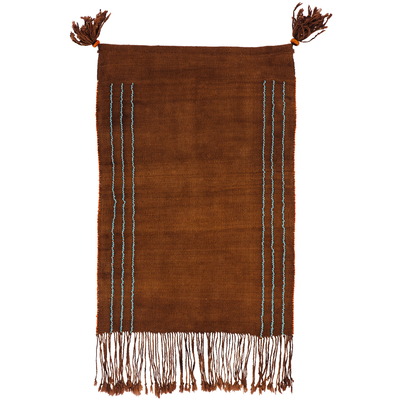 brown tassel carpet