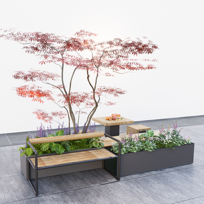 Modern Landscape Seat Flower Pond Seat