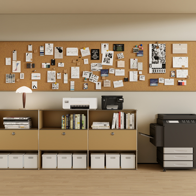 File Cabinet Storage Cabinet Cork Wall Sketch Wall