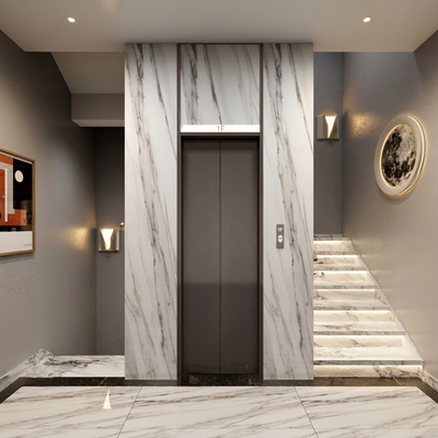 Elevator room of modern villa