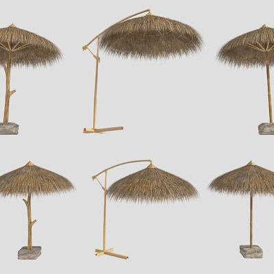 Silent Straw Umbrella Thatch Umbrella