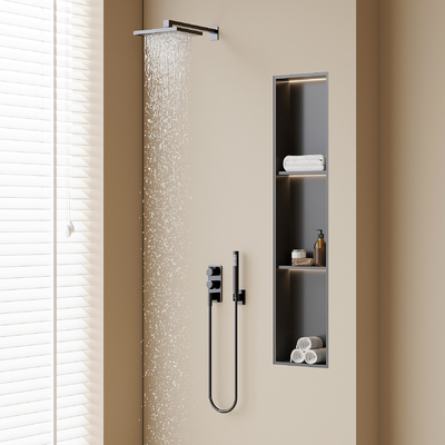 Modern Shower Shower Niche