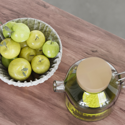 Fruit Tray Teapot Apple