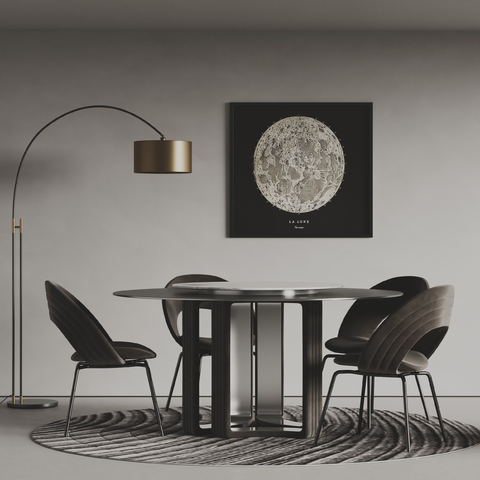 minotti Dining Table and Chair Round Table and Chair