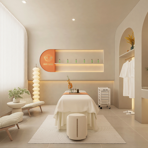 Cream Style Beauty SPA Room