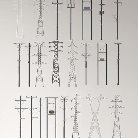 transmission tower cable