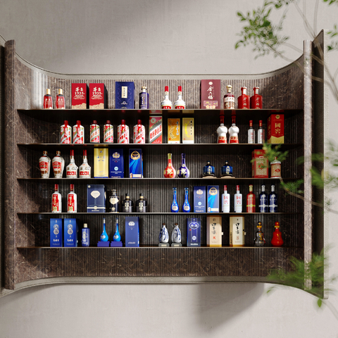 High-grade liquor Maotai bottle wine rack