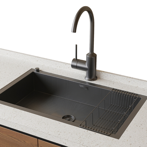 Kitchen dish washing basin single sink basin