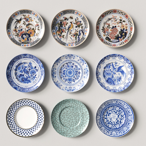 New Chinese-style Blue and White Porcelain Utensils Ornaments