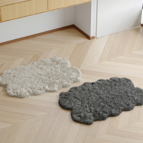 Modern Plush Carpet Shaped Carpet Floor Mat