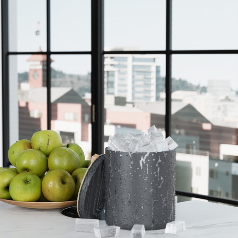 Fruit Fruit Plate Ice Cubes Green Apple