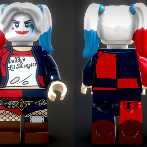 Lego doll clown female toy