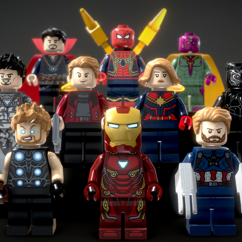 Hand-made Lego Figure Avengers Toy