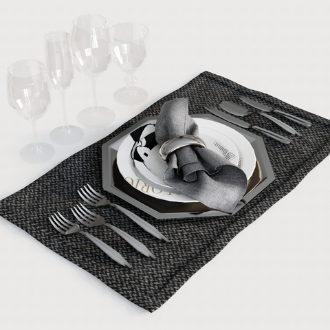 Tableware Plate Bowl Knife and Fork Placemat