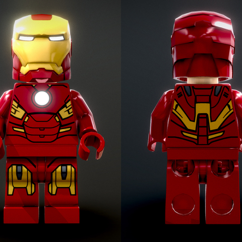 Lego Building Blocks Figure Iron Man Toy