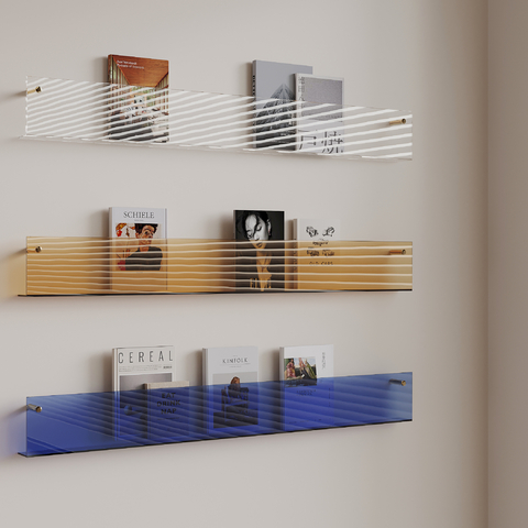 Modern Acrylic Bookshelf Wall Cabinet Bookshelf