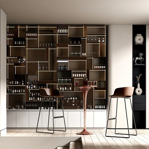 Modern Wine Cabinet Bar Chair