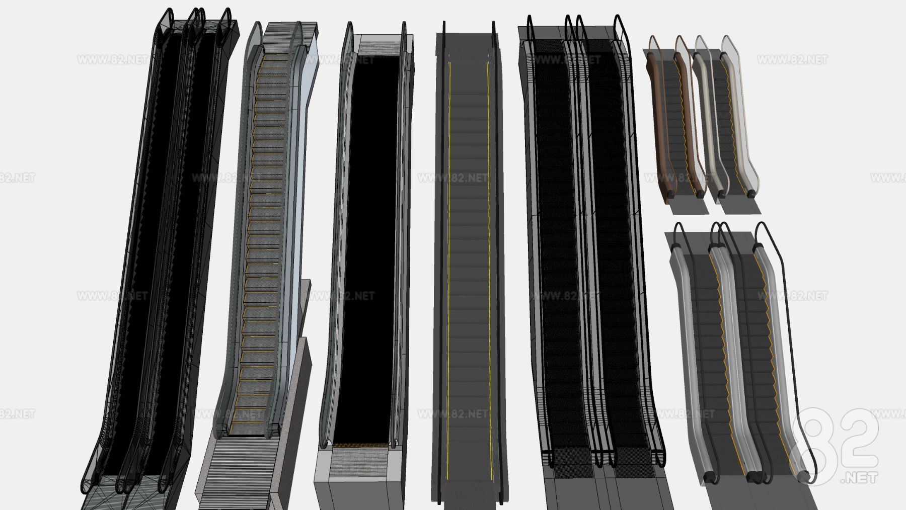 escalator mall elevator