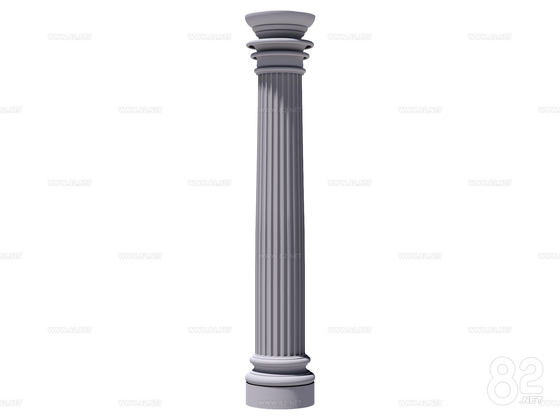 decorative column roman column su model download | SketchUp(.skp ...