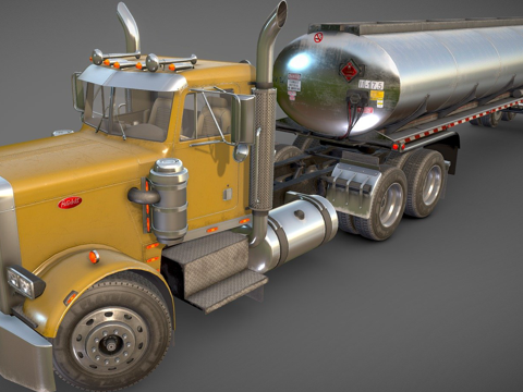 Oil tank semi-trailer truck