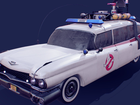 Ghostbusters ECTO1 car