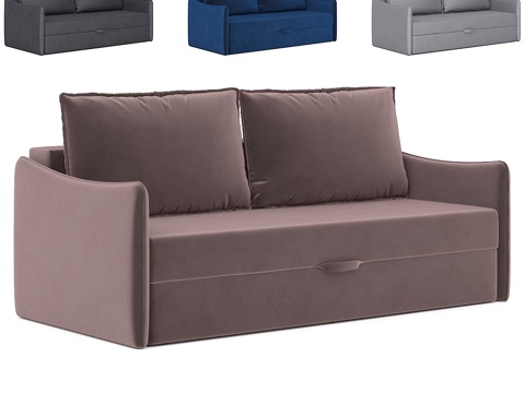 Modern Simple Sofa Double Sofa