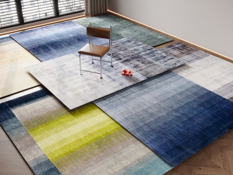 Simple carpet square blanket mat